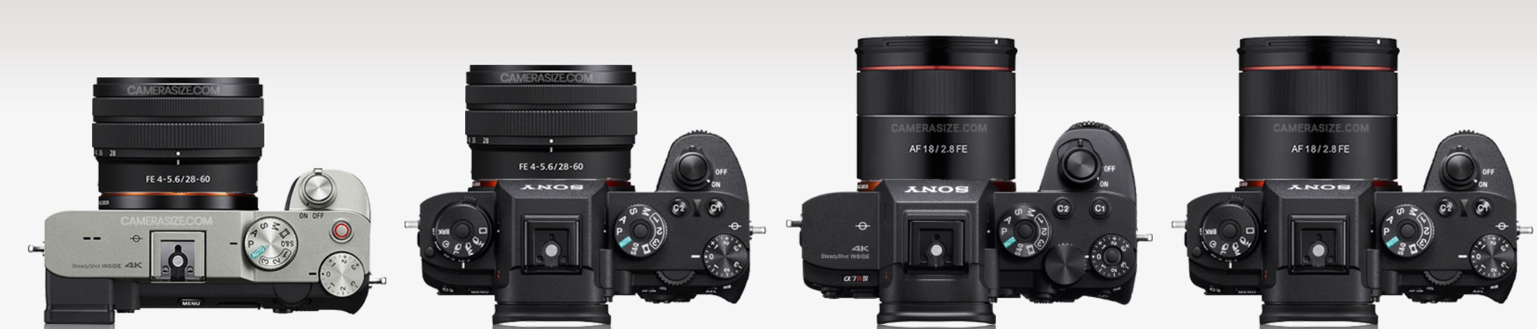 Compared to other Sony bodies, it’s a bit in the middle. But with more controls.