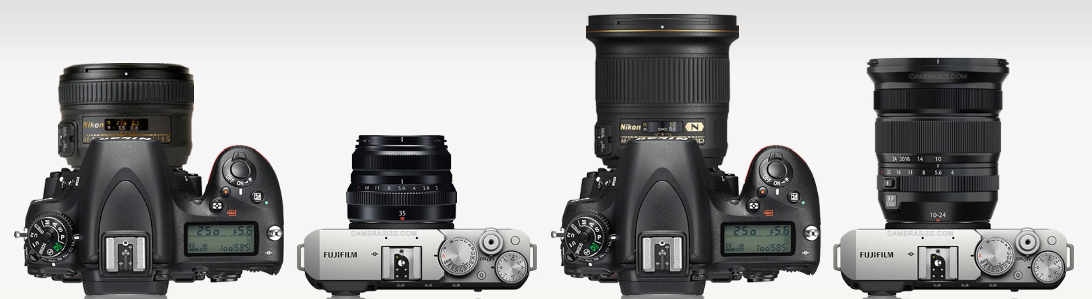 That’s some serious small. Small enough, that my 20mm f/1.8 can be replaced with a 10-24mm f/4 zoom.